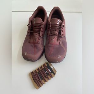On Cloud Maroon Running Shoes